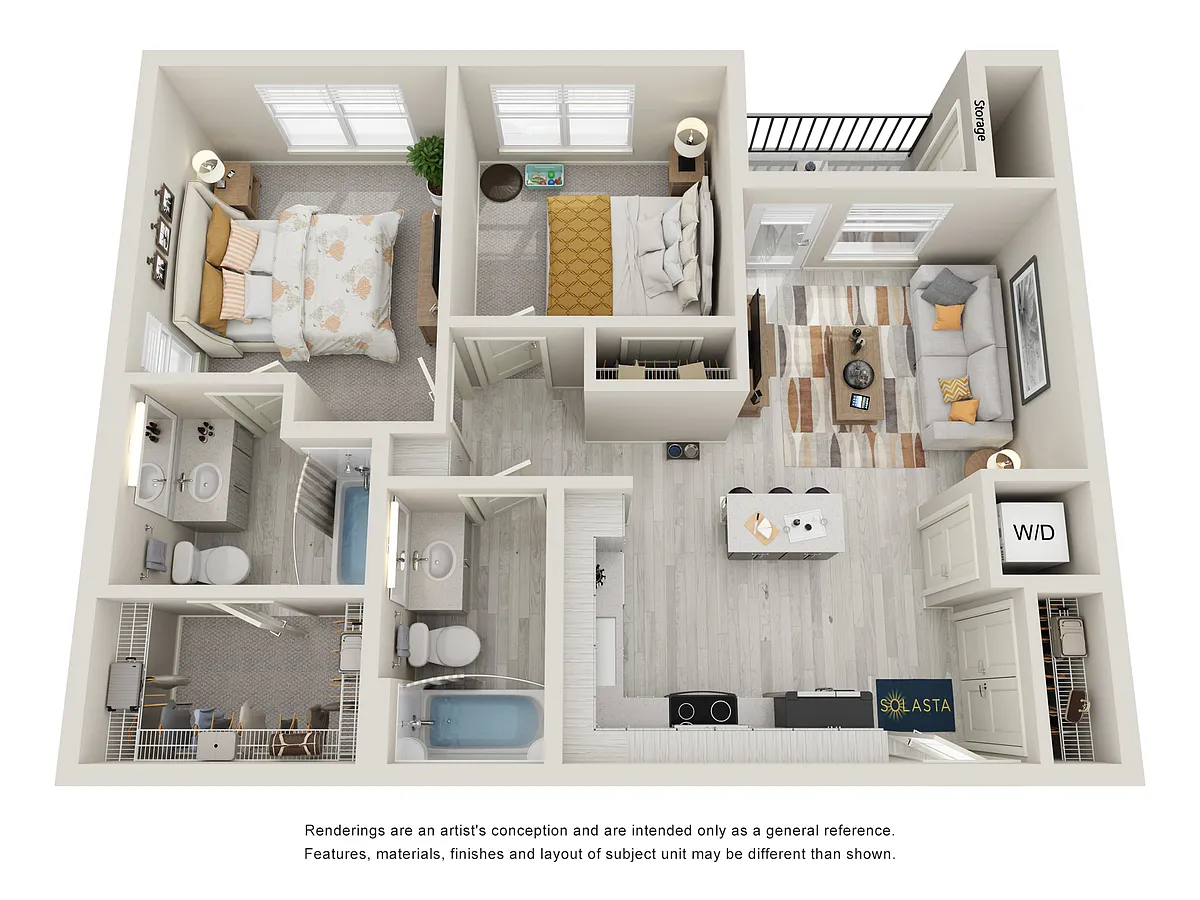 Floor plan 2X2-847