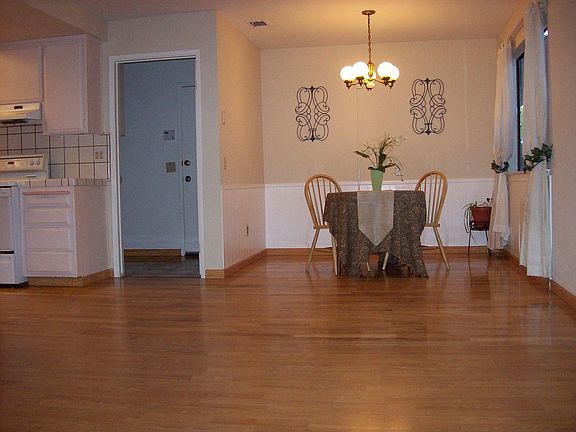 Original wood floors, open floor plan