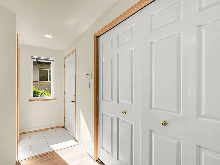 Formal entry and large entry closet.