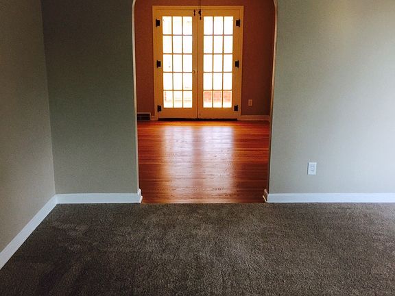 Living room to the dining room