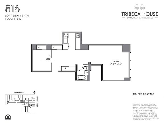 2nd image of 50 Murray St APT 1116