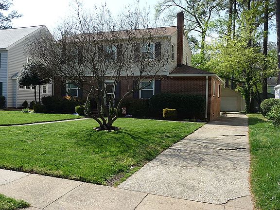 Driveway to both Garages