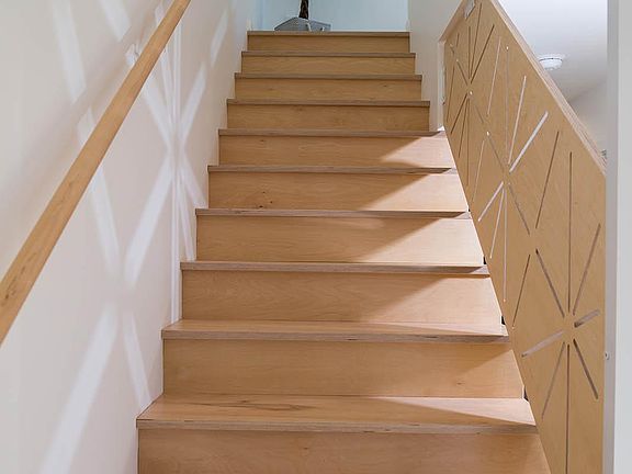 Stairs to upper level