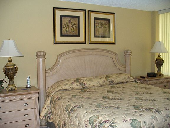 Master bedroom with king bed