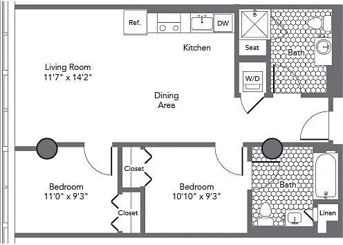 Floor plan 2C
