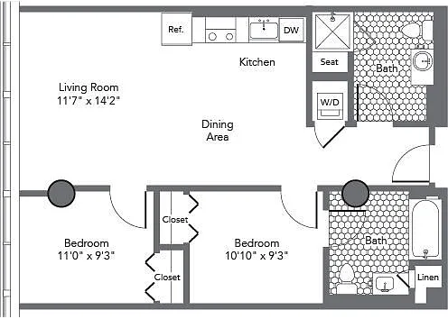 Floor plan 2C