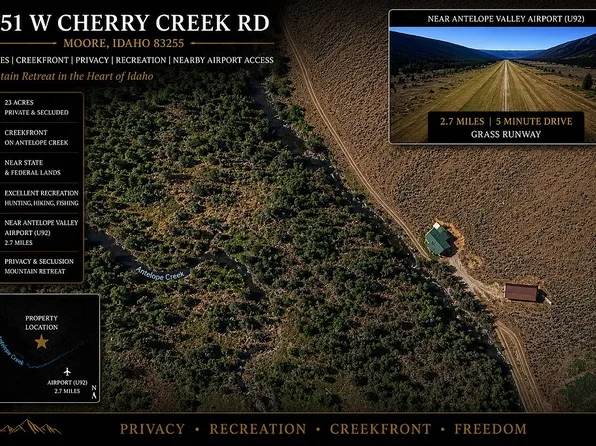 4751 Cherry Creek Rd, Mackay, ID 83251