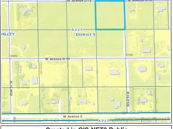 5th image of Vac Corner Avenue D12 Calamus Avenue Antelope Acres