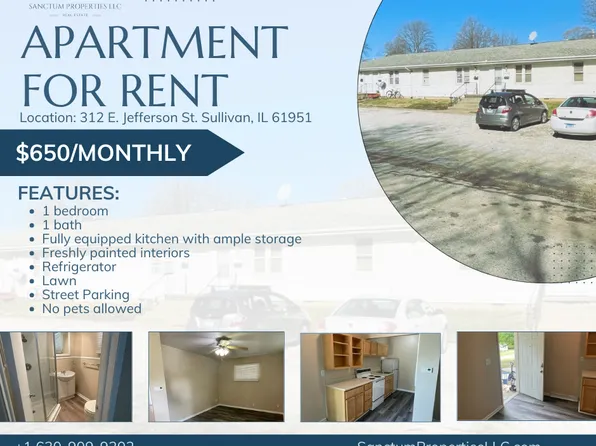 E308 E Jefferson St S #312, Sullivan, IL 61951