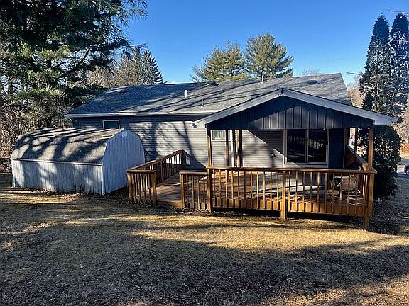 Private back yard setting