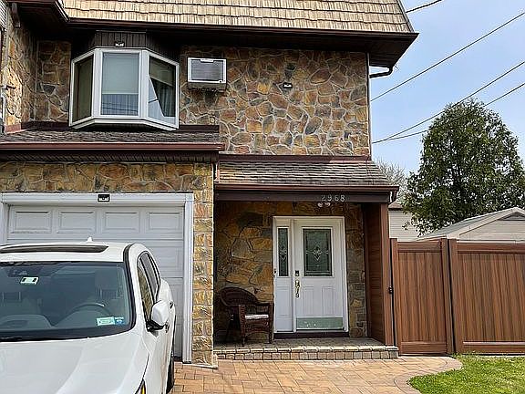 front of the house
