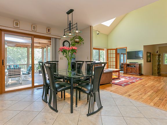 View of Kitchen overlooking Family Room