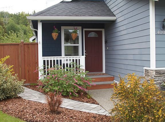 Cozy front porch.