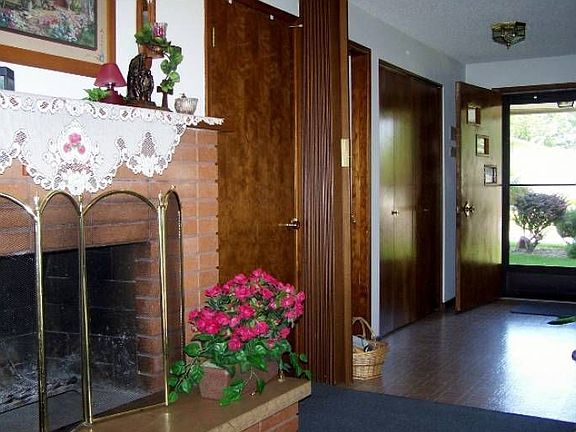 family room and entry