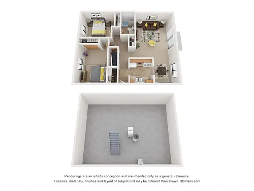 Floor plan Geranium (Townhome)
