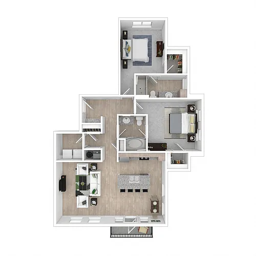 Floor plan B3