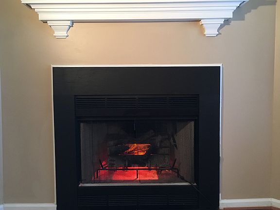 Fireplace and mantle