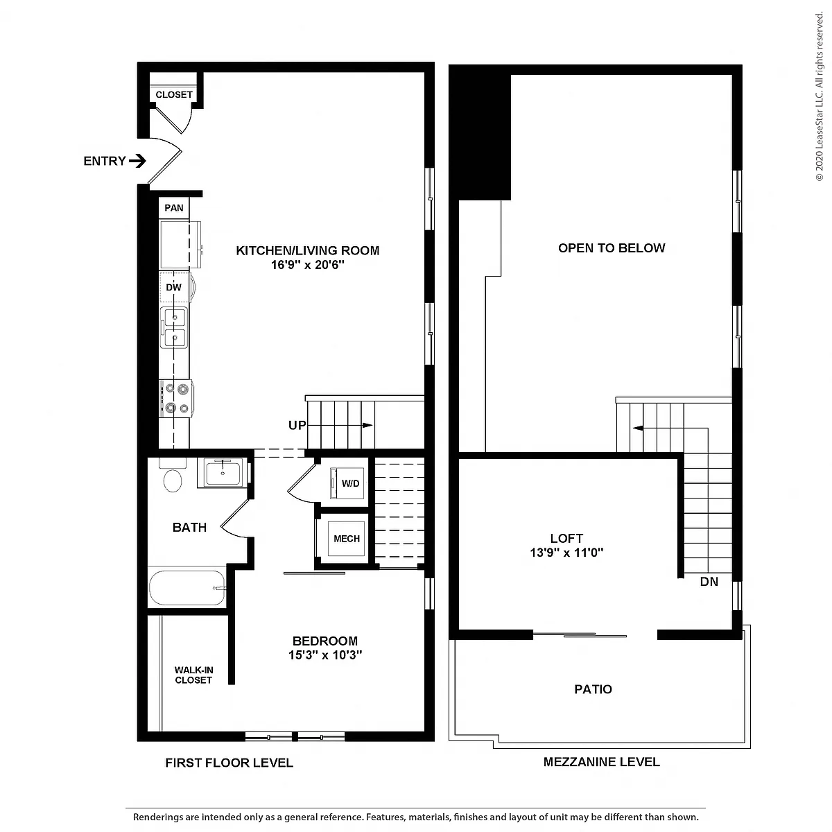 Floor plan Plan A2 - Loft