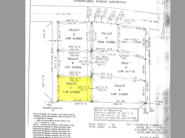 C 445 Hwy, Loranger, LA 70446