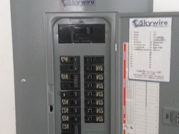 Breaker panel
