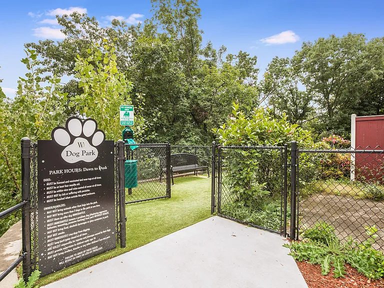 Our pet friendly community offers an on-site dog run