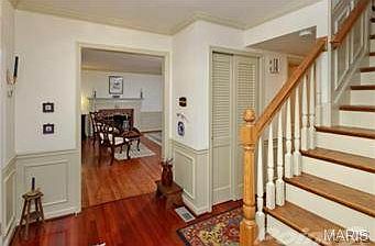 Charming entry, you will find hardwood floors throughout the hom