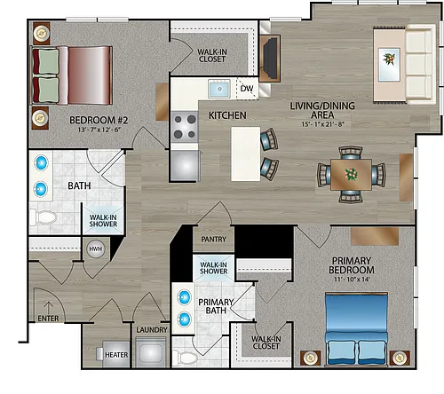 Floor plan Elton
