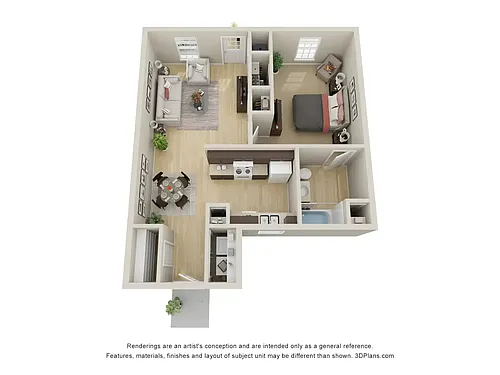 Floor plan 1X1