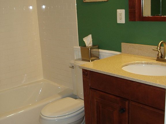 New Bathroom with Subway-Tile Shower