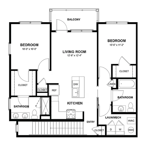 Floor plan The Parker