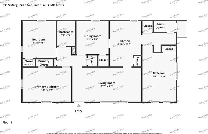 4 bed, 1.0 bath, 1080 sqft, $1,570 — Photo 3