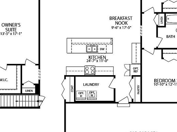 Elevation E - 1st Floor