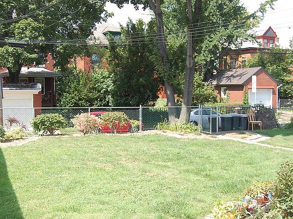 Large backyard