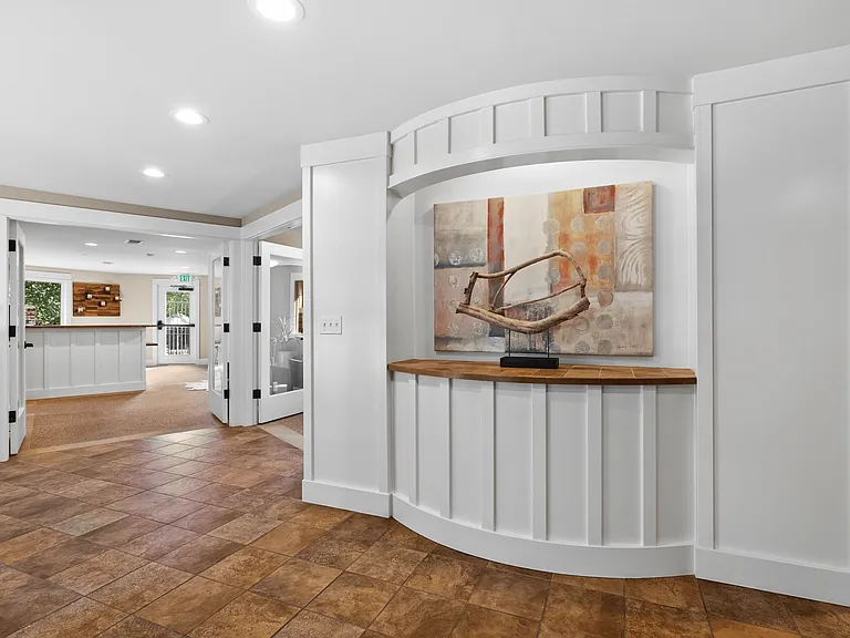 Stylish interior design with welcoming details