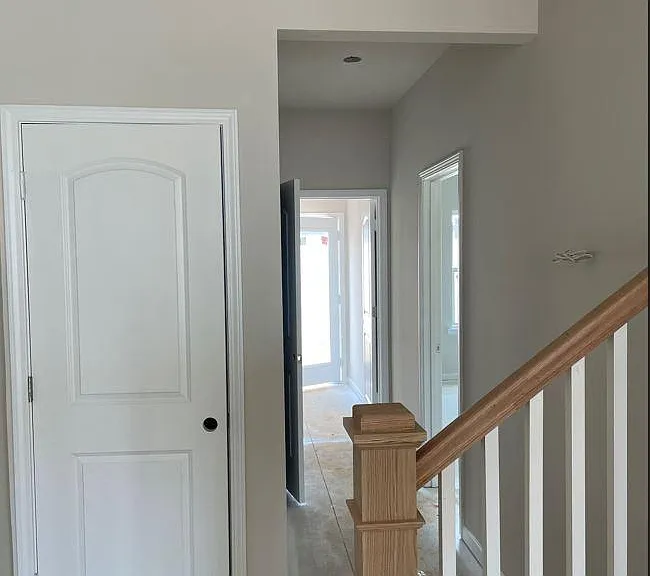 hallway to garage