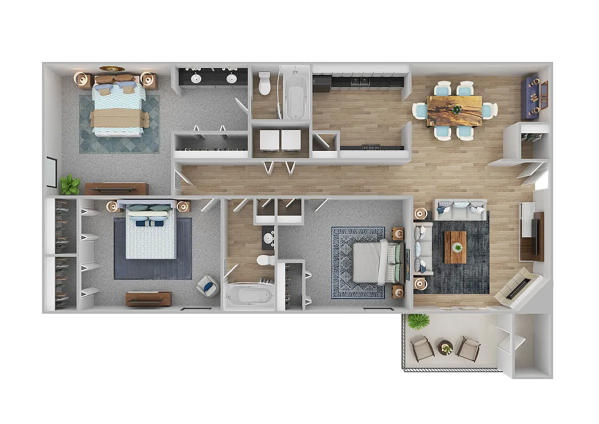 Floor plan The Magnolia