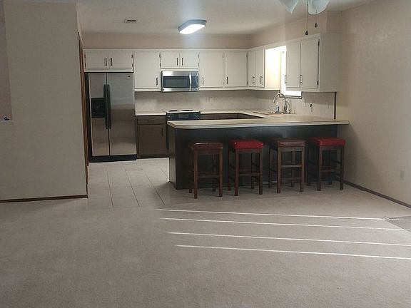 living room & kitchen