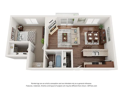 Floor plan mm1x1e