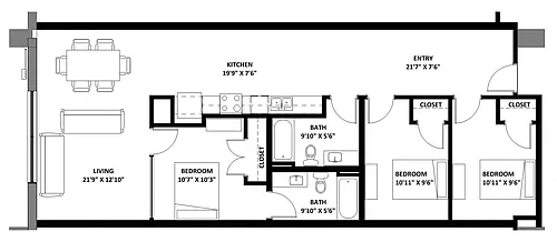 Floor plan 3X2