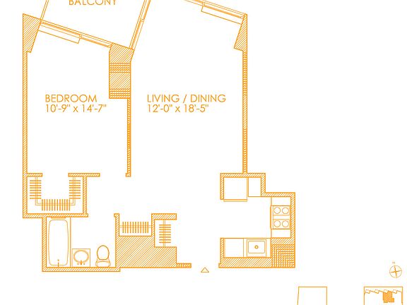 2nd image of 505 W 37th St APT 3301