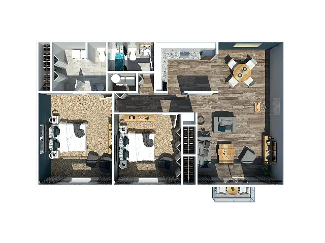 Floor plan 2 Bedroom