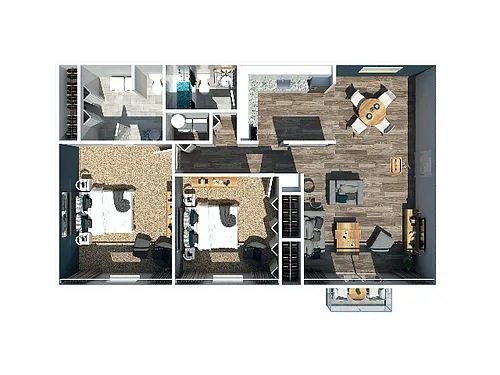 Floor plan 2 Bedroom