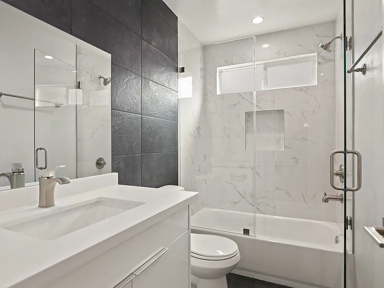 Modern Bathroom with Full-Size Bathtub