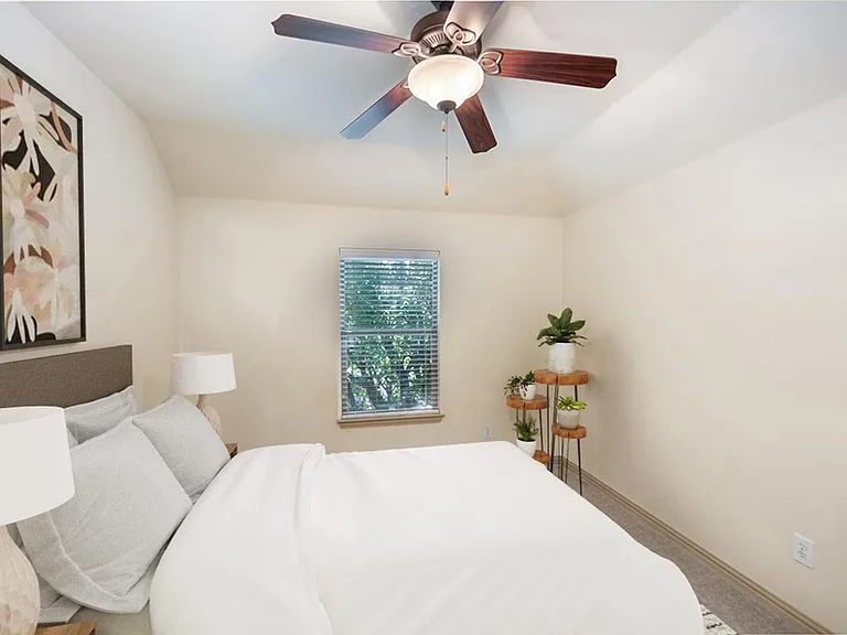 Bedroom 2. This image shows a virtually furnished space. Bedrooms come unfurnished.
