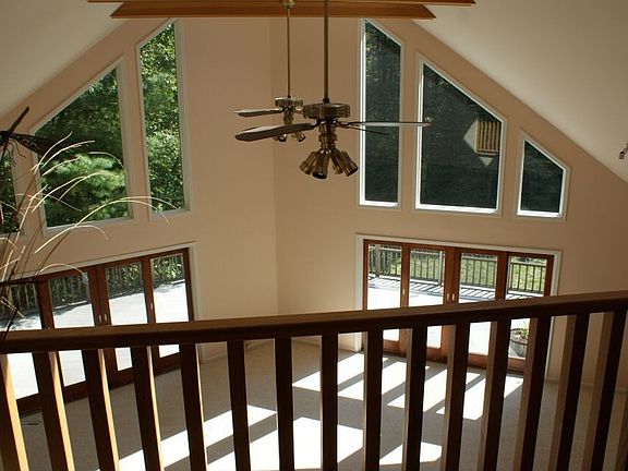 Loft view and wraparound deck