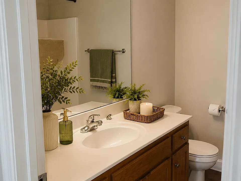 Virtually staged to illustrate furnishing possibilities.