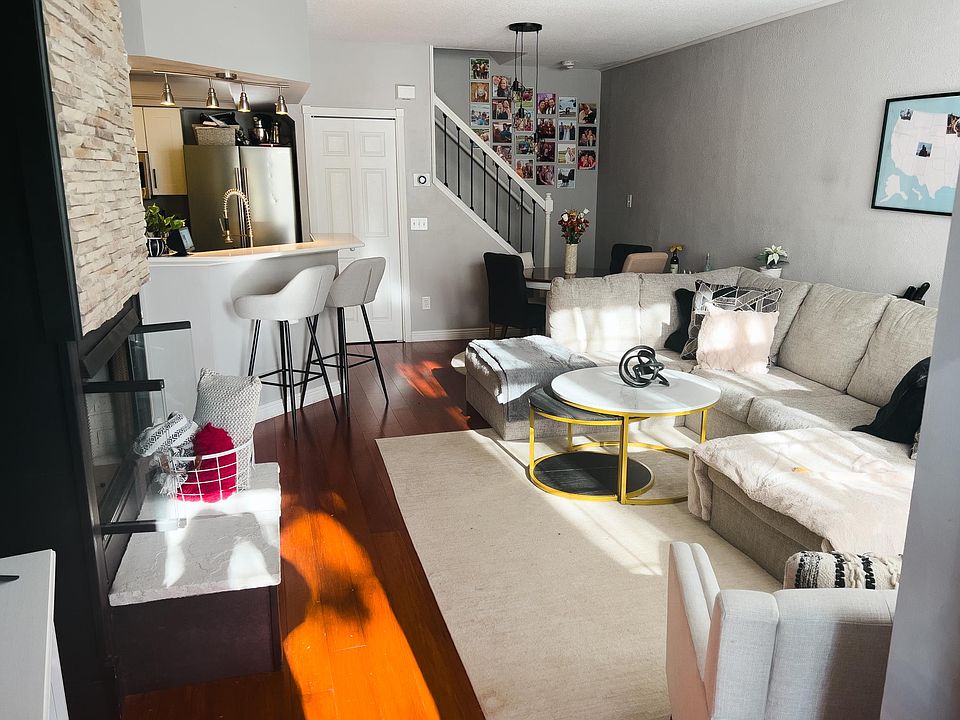 Open concept with hard flooring throughout the main level and modern, updated finishes