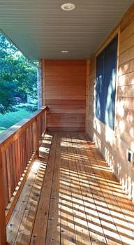 Just rocking chairs and a glass of iced tea.