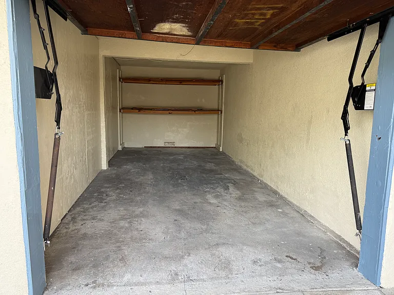 Garage interior.
