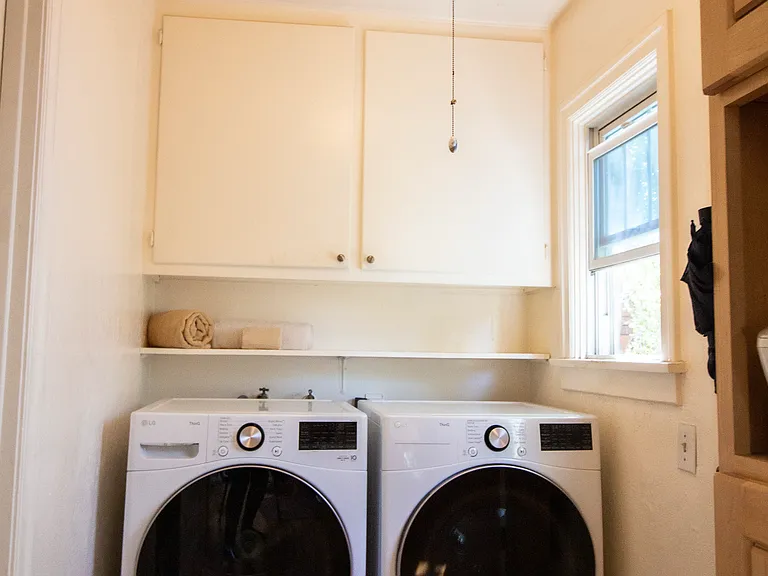 laundry room with exterior access